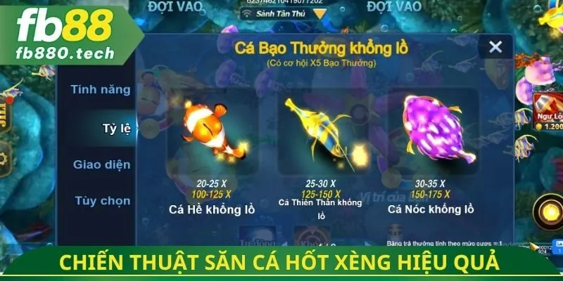 Chiến thuật săn cá hốt xèng hiệu quả