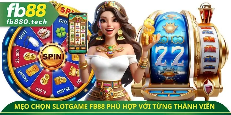 Mẹo chọn Slotgame FB88 phù hợp với từng thành viên