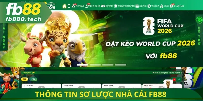 Thông tin sơ lược nhà cái FB88