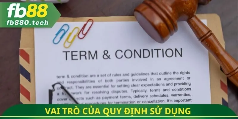 Vai trò của quy định sử dụng đối với người chơi